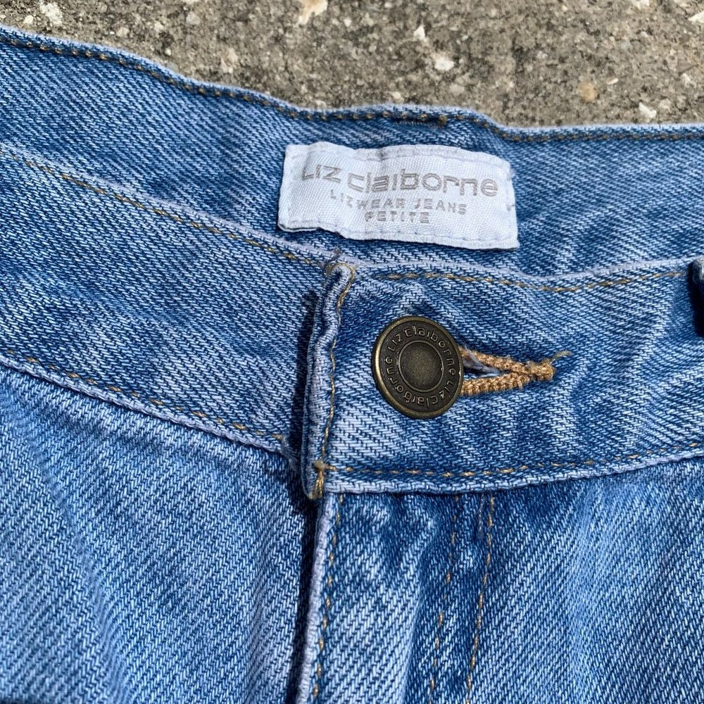 Vintage Liz Claiborne Light Wash Denim Shorts